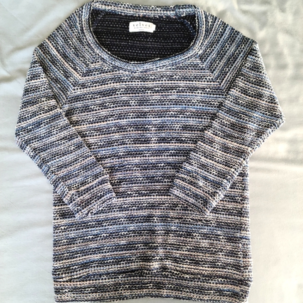 Velvet by Graham & Spencer 3/4 Sleeve Lightweight Sweater